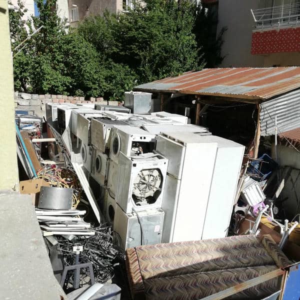 Büyükçekmece fabrika şantiye hurdası